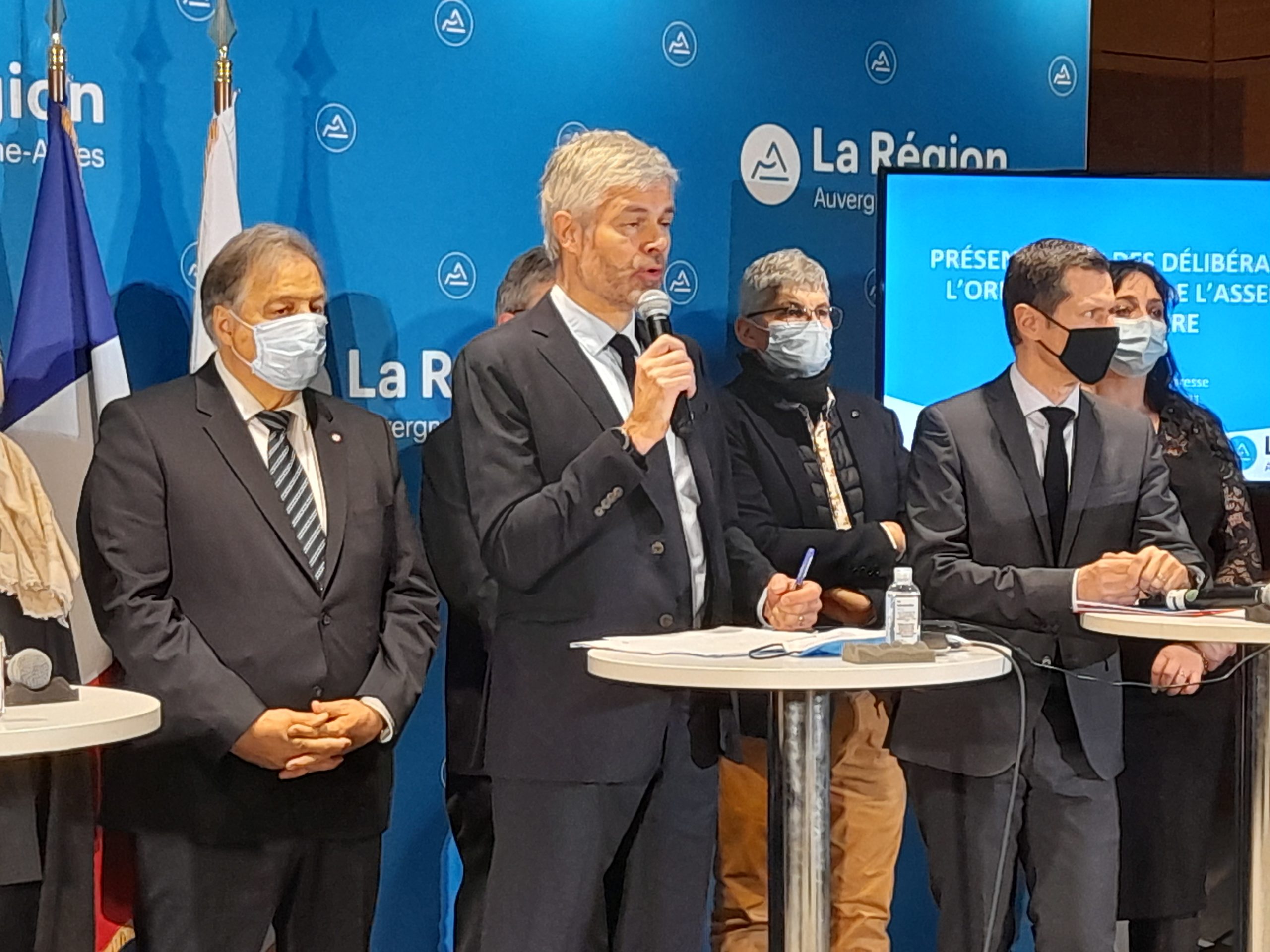 Laurent Wauquiez, conférence de presse 16 décembre 2021