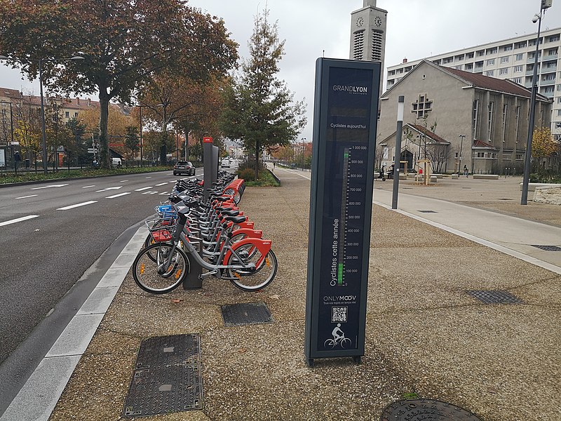 La pratique du vélo a augmenté de 21 % en 2021 dans la Métropole de Lyon