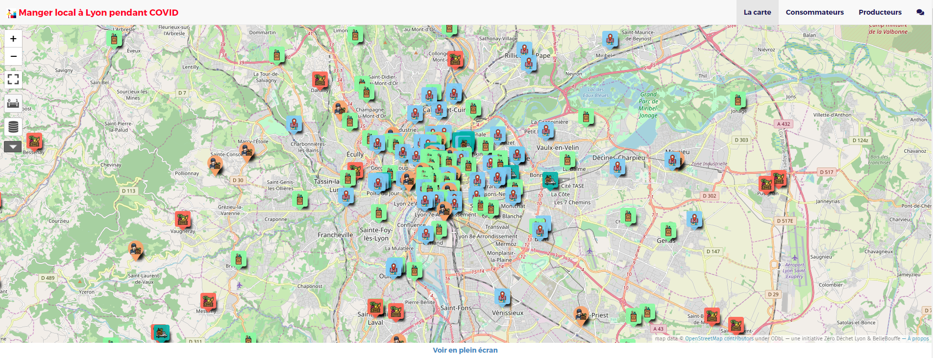 Covid-19 : Une carte pour continuer de s’approvisionner localement en région lyonnaise