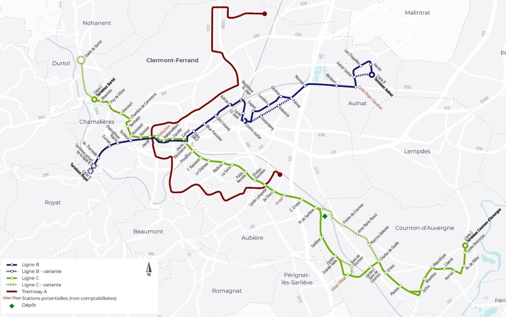 Clermont-Ferrand : 21 millions d’euros pour le Bus à Haut Niveau de Service du projet Inspire