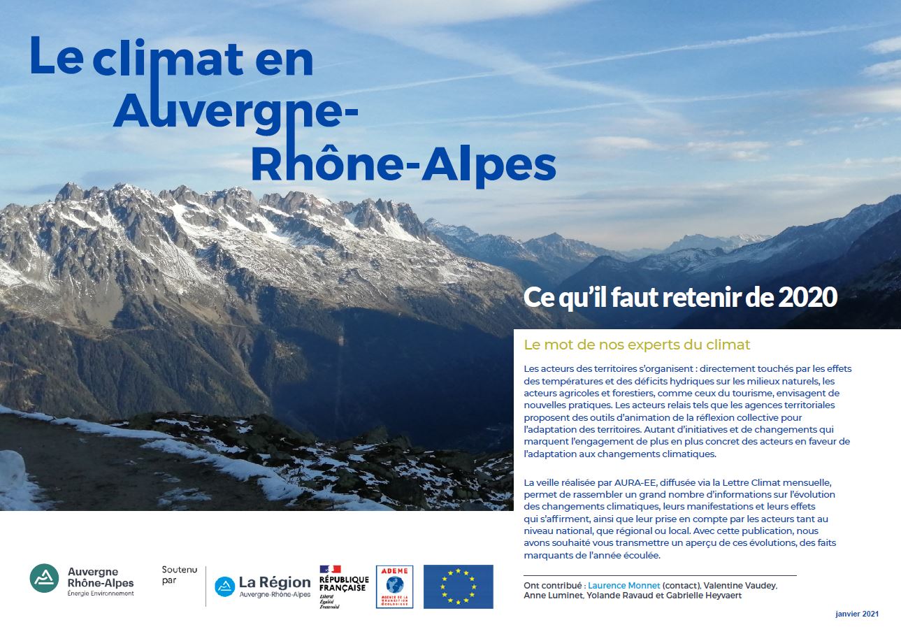 2020 année la plus chaude en Auvergne-Rhône-Alpes