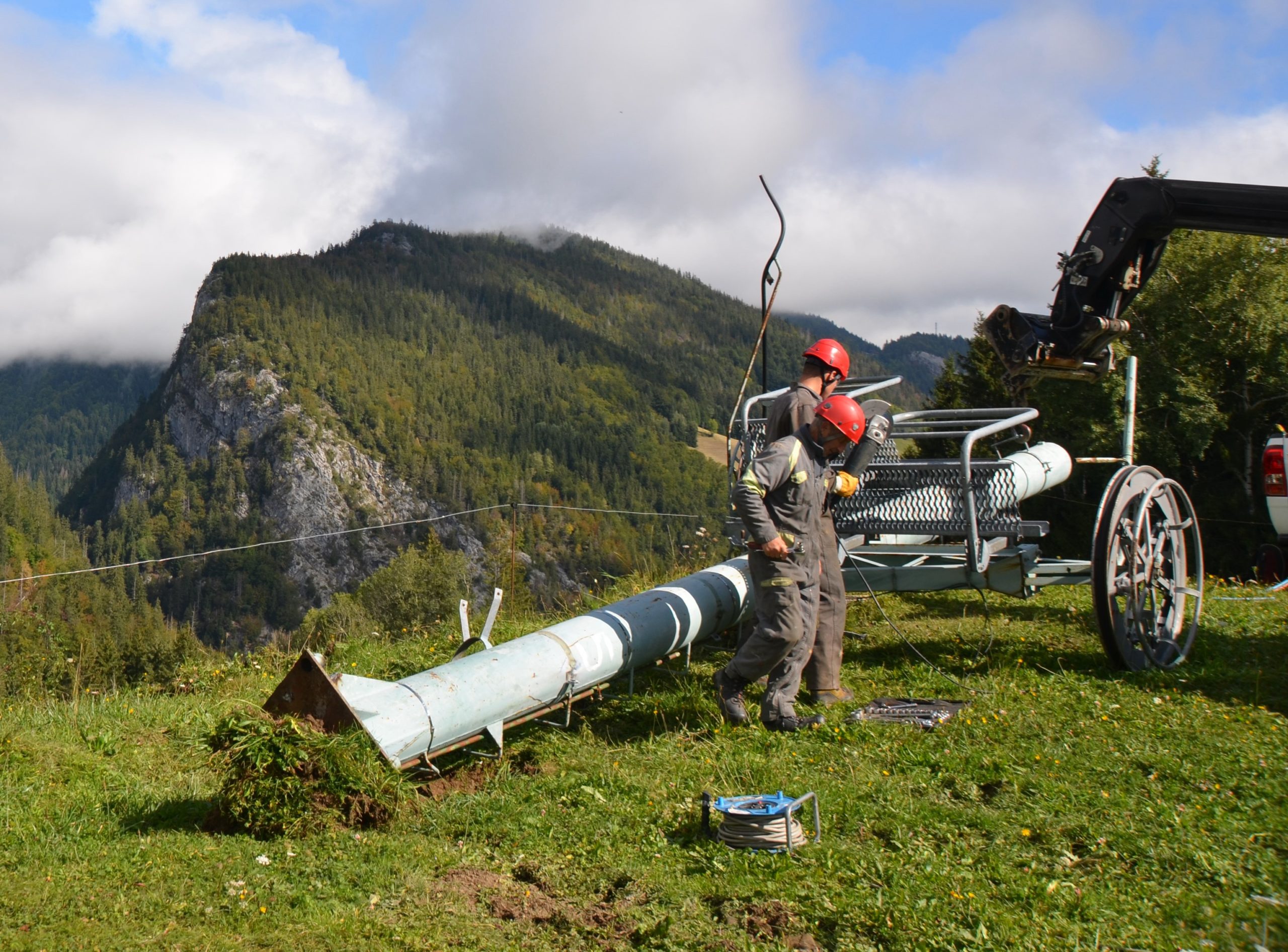 Démontage de remontées mécaniques à l’abandon : Domaines Skiables de France inaugure son dispositif à Saint-Jean-de-Sixt