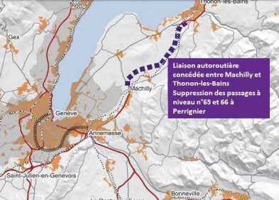 A 412 : Le projet d’autoroute Thonon-les Bains – Machilly déclaré d’utilité publique