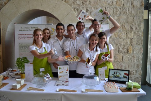 Etudiants ISARA-Lyon Gamme de Bouchée en Héritage ( photo Isara Lyon)