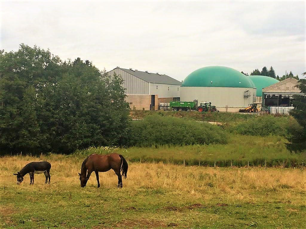Terre'Agreau, à Evian, injecte dans le réseau le biométhane purifié par la technologie d'Arol Energy. ©B.Mortgat