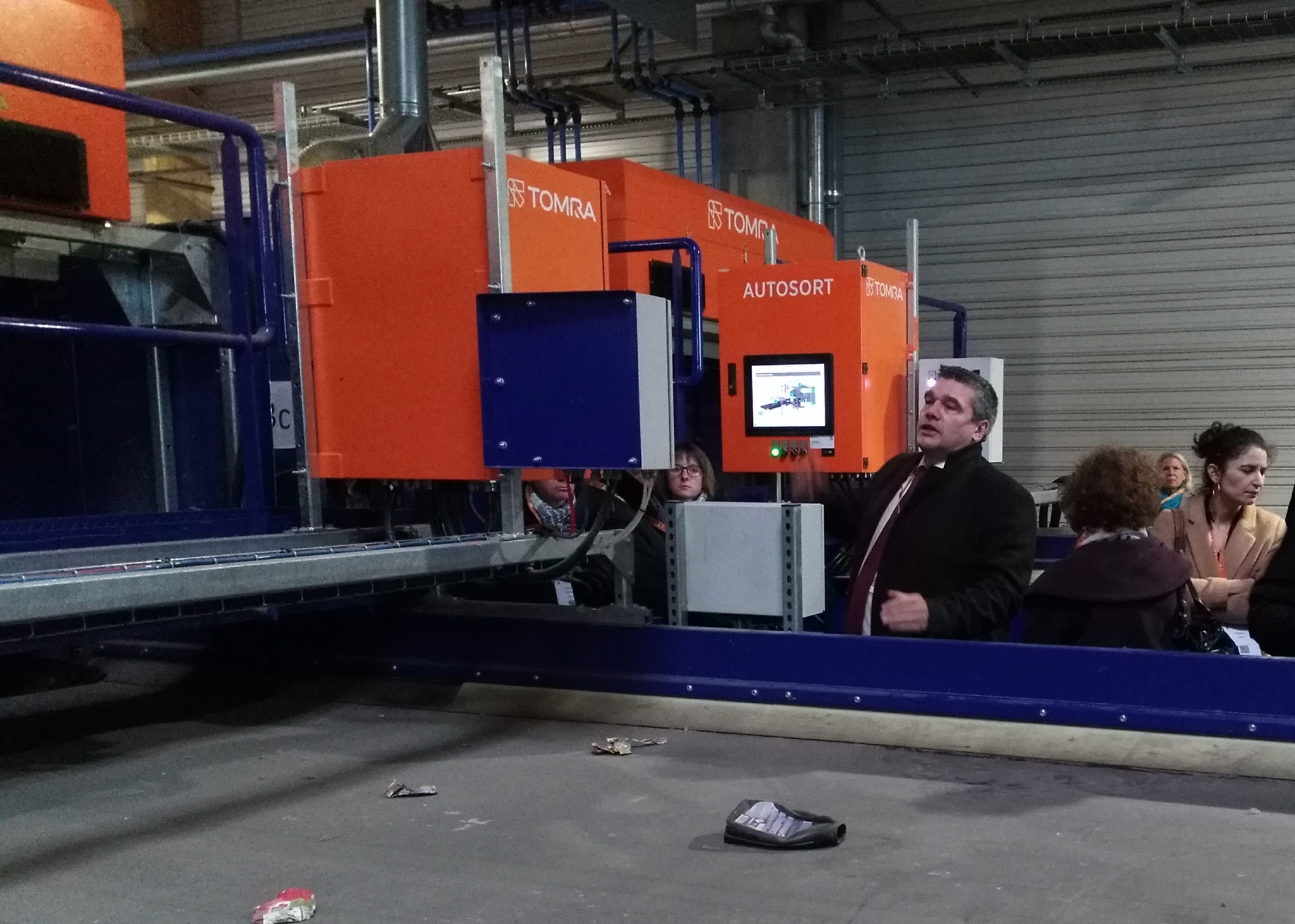 Le groupe Paprec inaugure son centre de tri de Chassieu