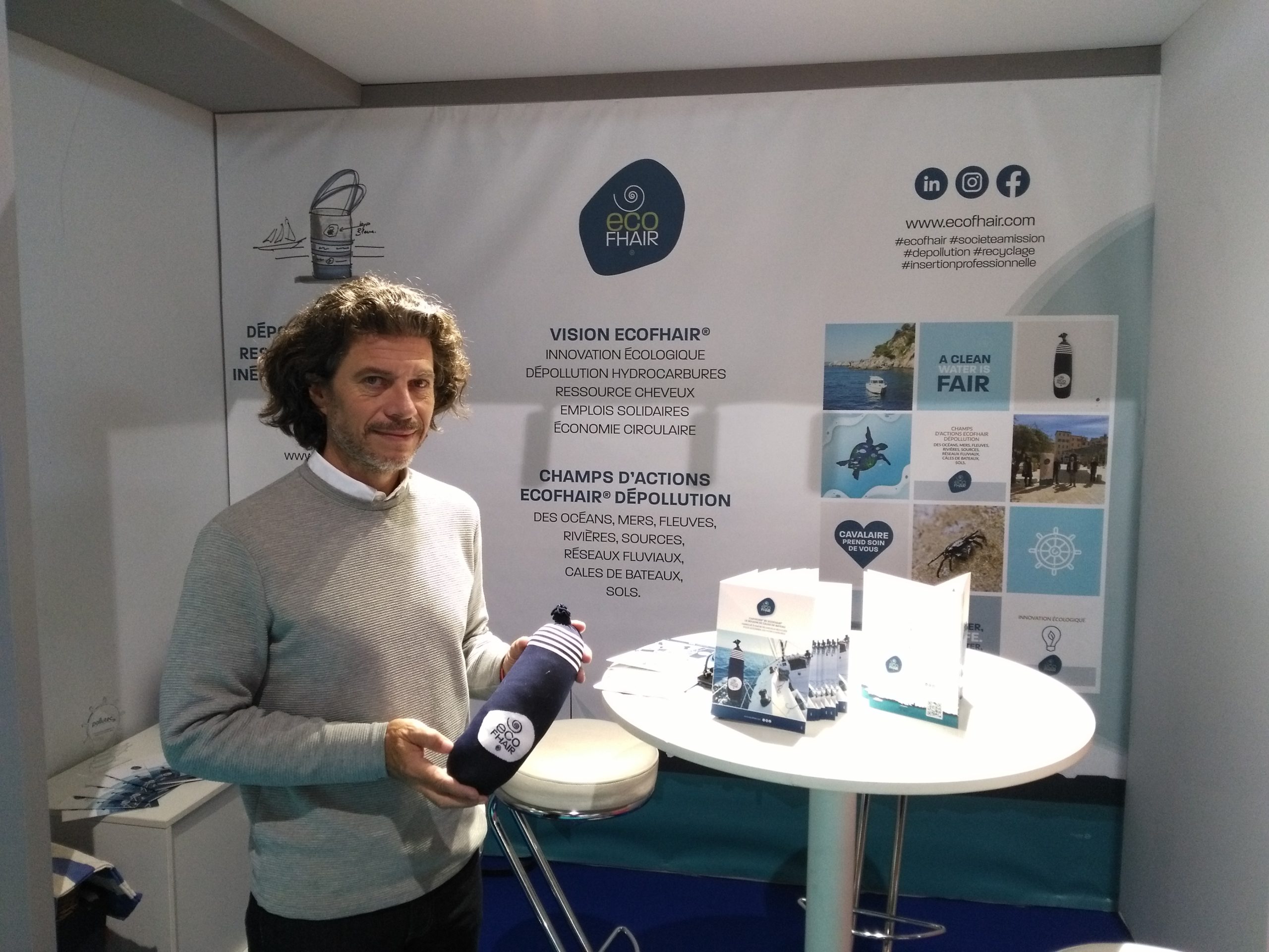 Ecofhair élargit le domaine d’application des cheveux recyclés