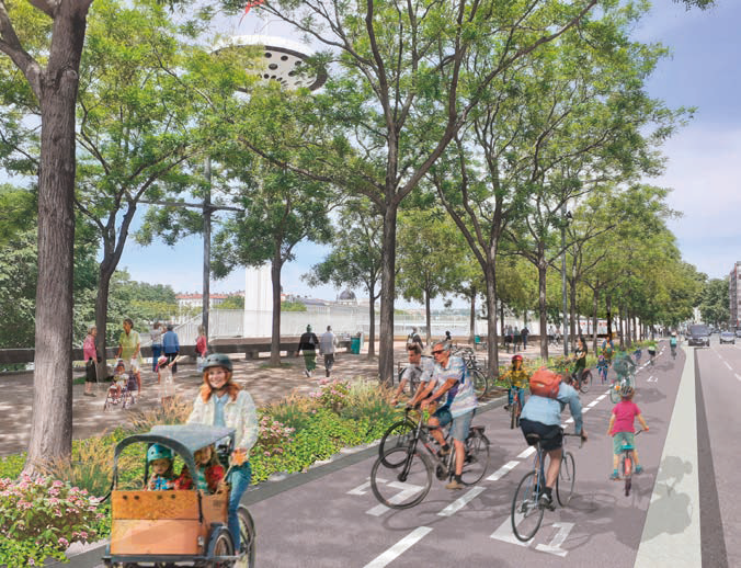 Métropole de Lyon : le Réseau Express Vélo sera sûr, confortable et bon pour la santé