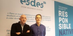 Laurent Vilaine ( à gauche) e Damien Afonso enseignants chercheurs à l'ESDES