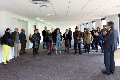  Michel PAYEN Résponsable de la plate forme, présente AXEL One ( photo Roland Huin IESF)