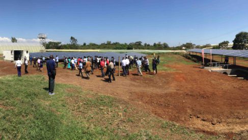L'inauguration de la centrale photvoltaïque de Red Land au Kenya ( photo Urbasolar)