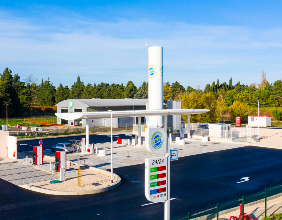 La première station GNV / bioGNV du Grand Annecy ouvrira en avril 2022