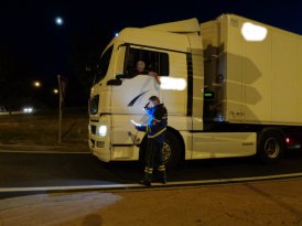 Opération de contrôle de poids lourds : 24 % d’entreprises en infraction