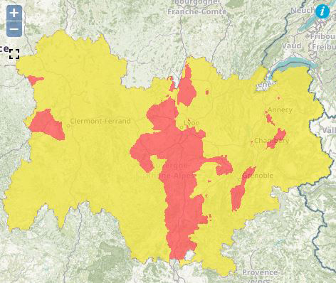 Dégradation de la qualité de l’air sur une partie de la région aujourd’hui et ces prochains jours
