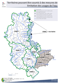 Une approche globale de la sècheresse sur l'axe de la Saône