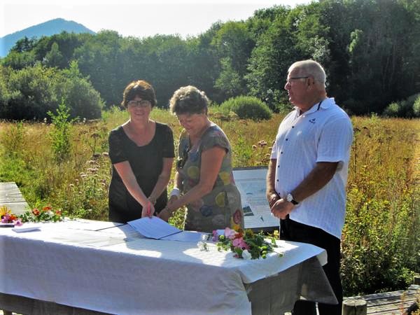 Partenariat entre la CCPEVA et Enedis pour la préservation des marais de Gavot