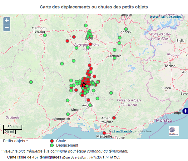 Séisme du 11 novembre : importants dégâts sur la commune du Teil