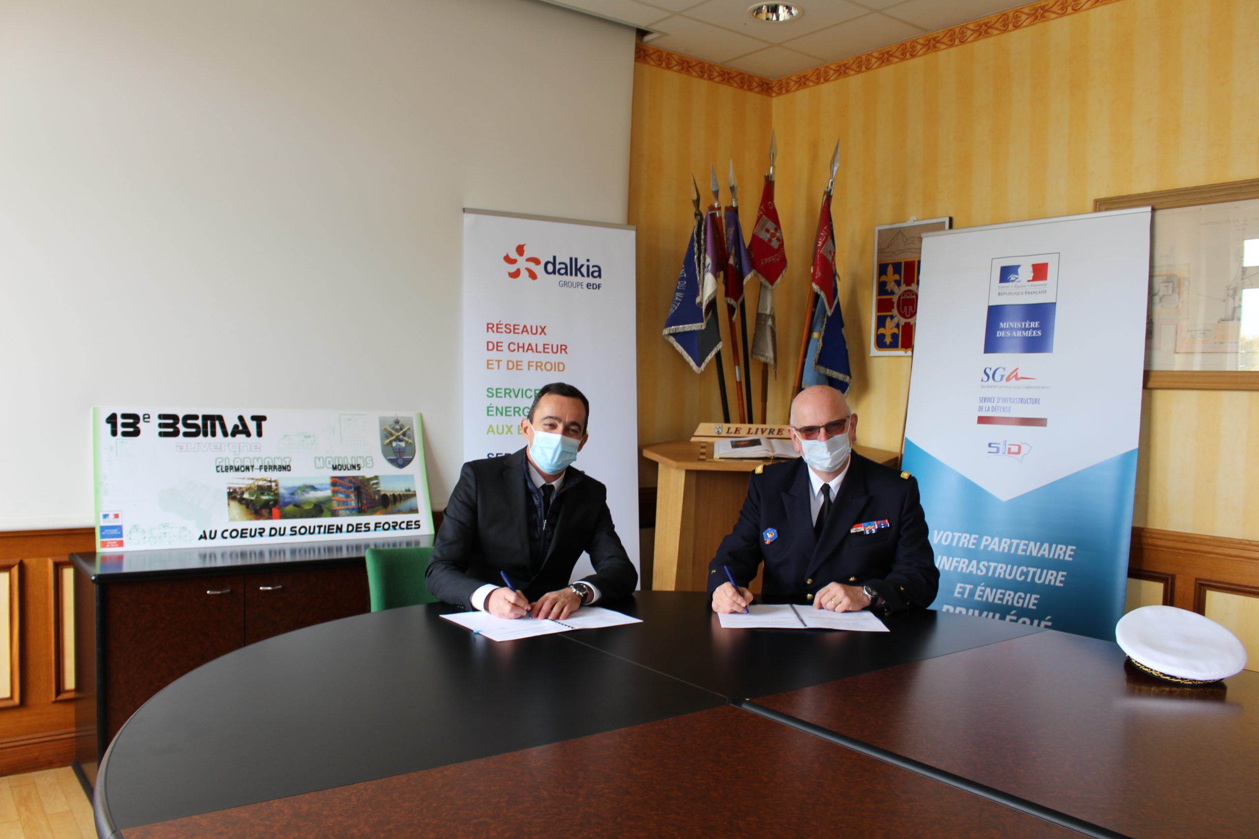 Clermont-Ferrand : deux sites militaires se raccordent au réseau de chaleur vert de Clervia