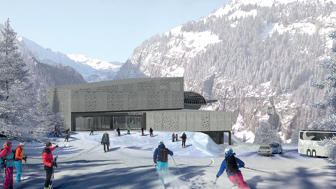 Avec le Funiflaine, Flaine aura son ascenseur valléen