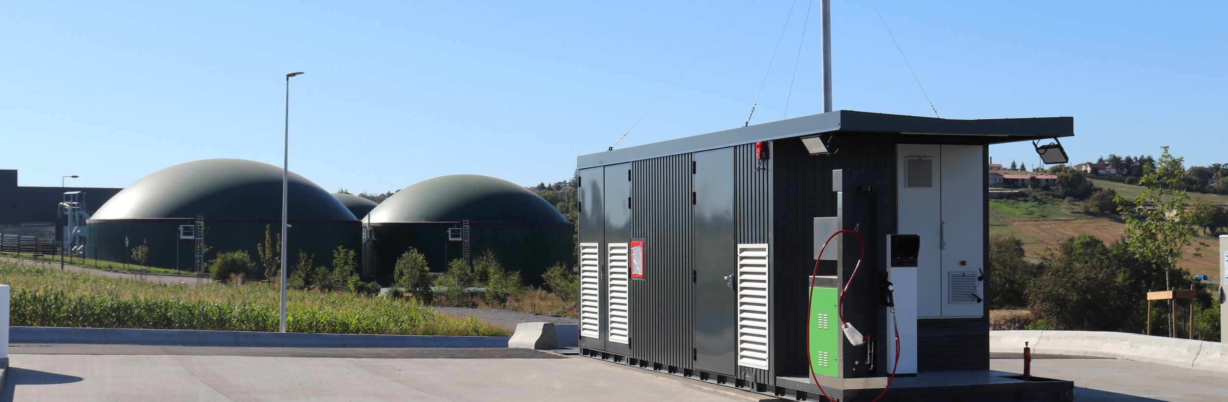 Une station de bioGNV à Saint-Denis-sur-Coise