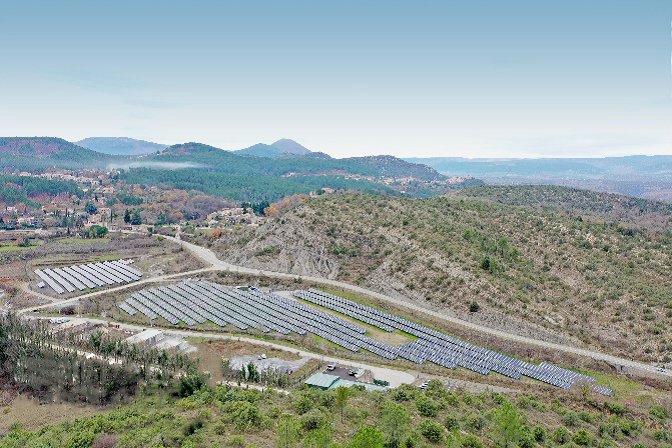 Un parc solaire de 2,4 MW à Banne (Ardèche)