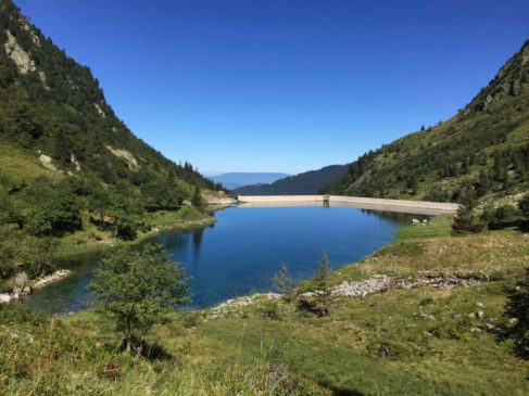 lLe lac de retenue surle Veyton ( photo NEH)