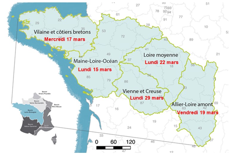 Bassin Loire-Bretagne : consultation du public sur l’eau et les inondations