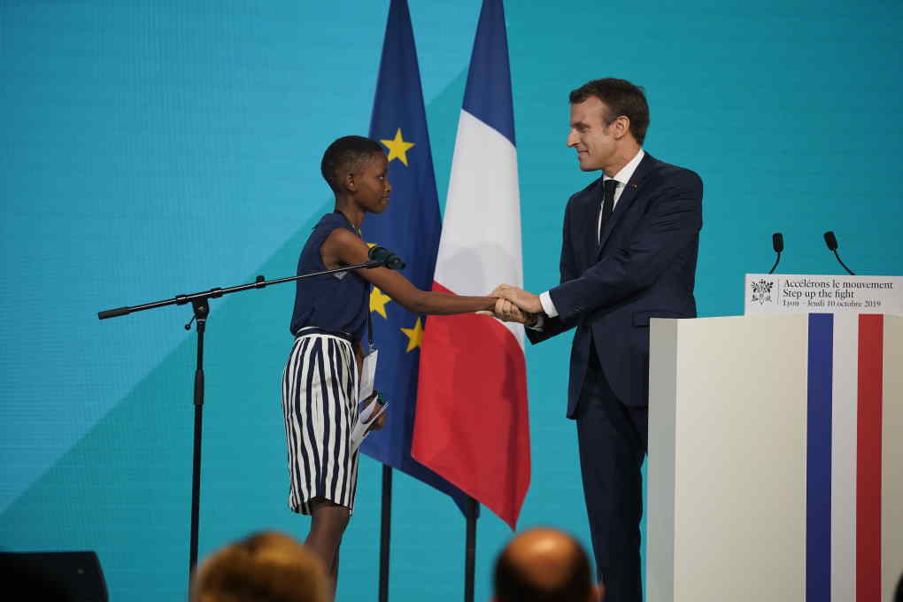 Emmanuel Macron Fonds Mondial