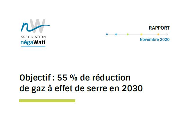 Pour l’association Négawatt, la France peut réduire ses d’émissions de GES de 55 % d’ici 2030