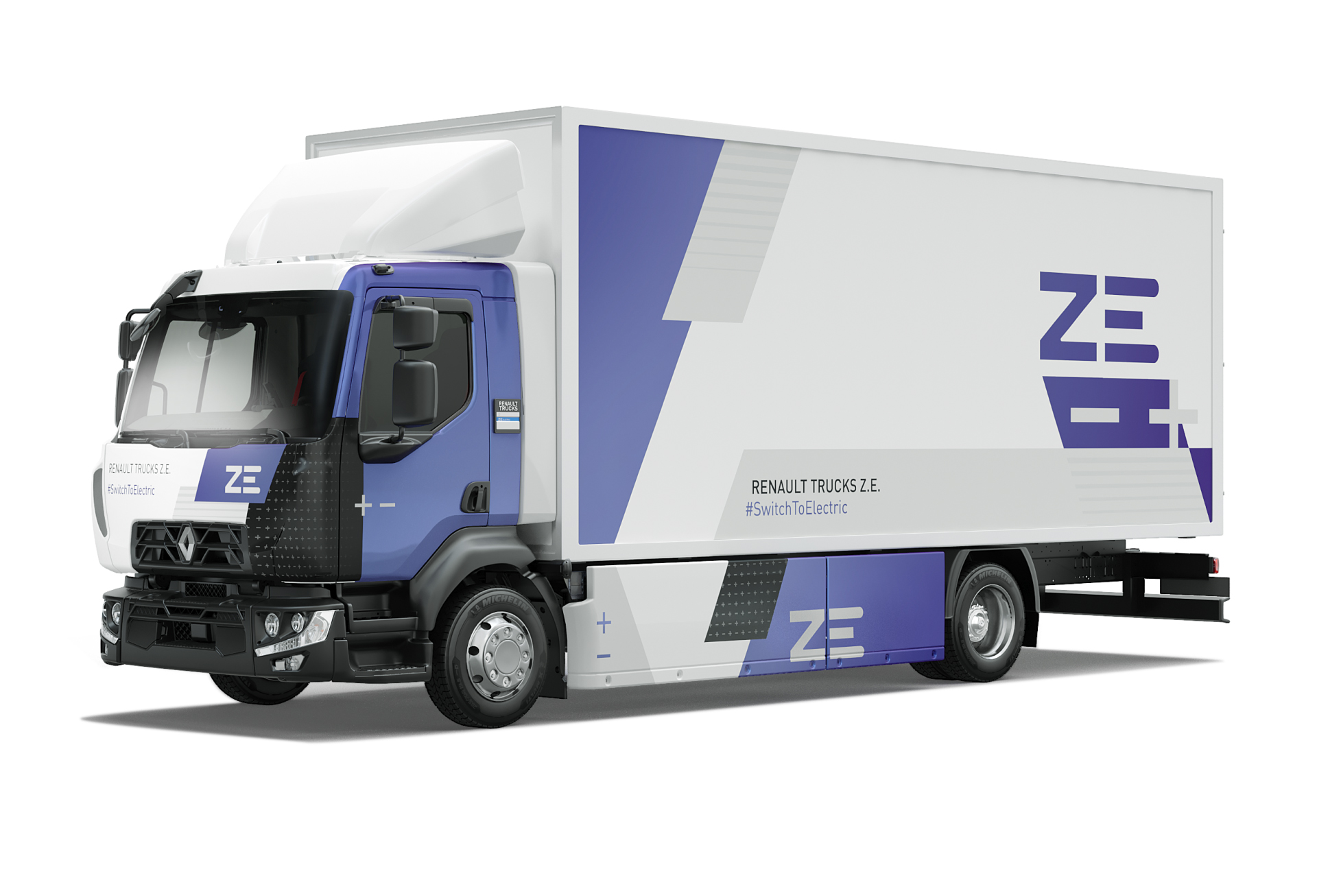Delanchy inaugure la gamme de porteurs électriques de Renault Trucks