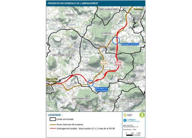 RN88 : le projet de déviation de Saint-Hostien – Le Pertuis doit être verdi