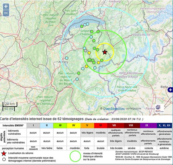 Séisme de magnitude 4,1 en Haute-Savoie