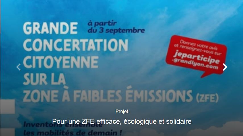 ZFE de l’agglomération lyonnaise : les sujets de la concertation
